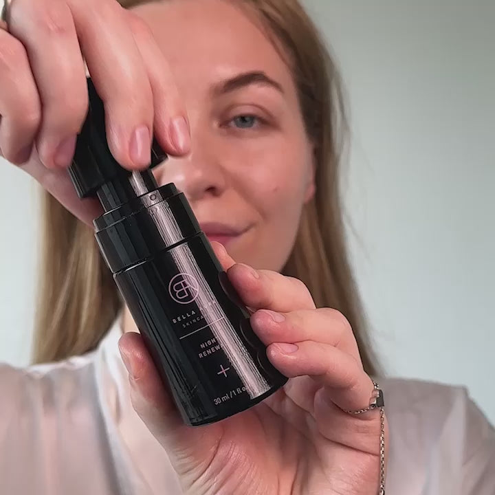 video on how to use night cellular renewal bella aura skincare product
