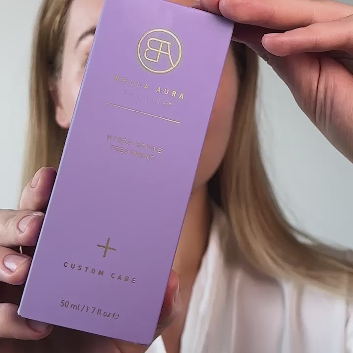 video on how to use hydra revive treatment bella aura product